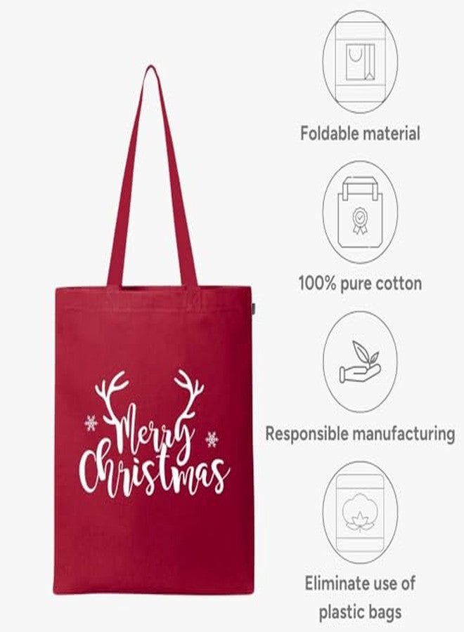 Ecoright Canvas Tote Bags for Women, College Bag for Girls, 100% Organic Cotton Tote Bag for Shopping, Travel & beach - Image 4
